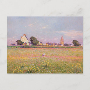 Dorf in der Nähe von Rouen Postkarte