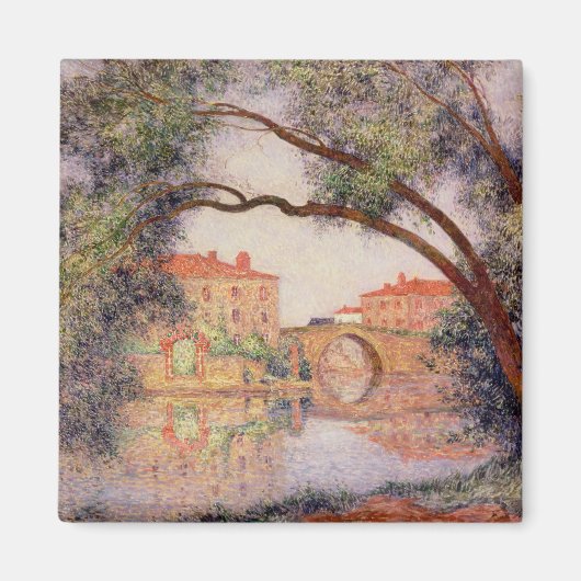 Dorf in der Normandie Magnet (Vorne)