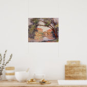 Dorf in der Normandie Poster (Küche)