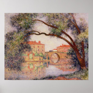 Dorf in der Normandie Poster