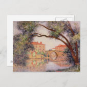 Dorf in der Normandie Postkarte (Vorne/Hinten)