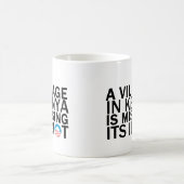 Dorf in Kenia ist sein Idiot vermisst Kaffeetasse (Mittel)