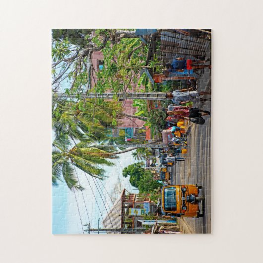 Dorf in Madagaskar Puzzle (Vertikal)