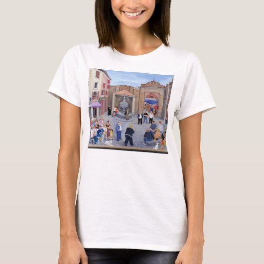 Dorf in Provence T-Shirt (Vorderseite)