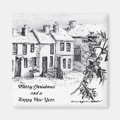 Dorf in Snow Magnet (Vorne)