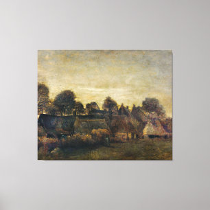 Dorf in Twilight (1884) Leinwanddruck