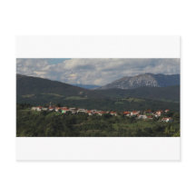Dorf Janezevo Brdo, Berge Brkini, Slowenien