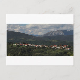 Dorf Janezevo Brdo, Berge Brkini, Slowenien Postkarte