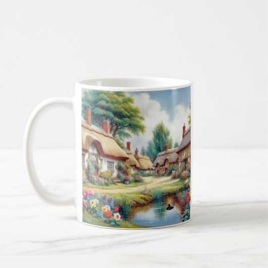 Dorf Kaffeetasse (Links)