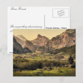 Dorf Kandersteg, Berner Oberland, Schweiz Postkarte (Vorne/Hinten)