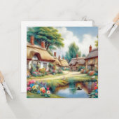 Dorf Karte (Vorderseite/Rückseite Beispiel)