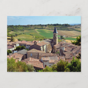 Dorf Lautrec in Frankreich Postkarte