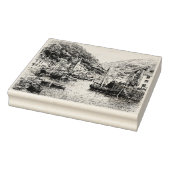 Dorf Lynmouth, Devon Gummistempel (Stempel)