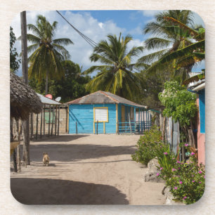 Dorf Mano Juan in Saona Dominikanische Republik Untersetzer