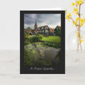 Dorf Marken, Niederlande - Im tiefsten Beileid Karte (Gelbe Blume)