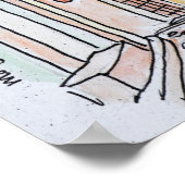 Dorf Mougins | Provence, Südfrankreich Poster (Ecke)