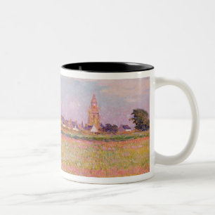 Dorf nahe Rouen Zweifarbige Tasse