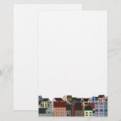 Dorf-Panorama Briefpapier (Vorne/Hinten)