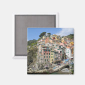 Dorf Riomaggiore, Cinque Terre, Italien Magnet (Vorderseite/Rückseite)