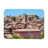 Dorf Roussillon in Frankreich Magnet (Horizontal)
