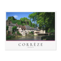 Dorf Segur-le-Chateau in Corrèze, Frankreich