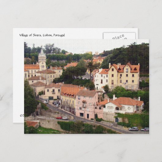 Dorf Sintra in Portugal Postkarte (Vorne/Hinten)