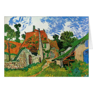 Dorf-Straße in Auvers durch Vincent van Gogh