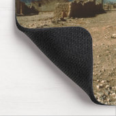 Dorf-Straße mit Häusern Mousepad (Ecke)