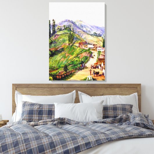 Dorf Tosari, Java, 1876 Malerei Leinwanddruck (Insitu (Schlafzimmer))