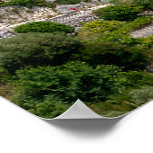 Dorf Tourrettes-sur-Loup in Frankreich Postcard Poster (Ecke)