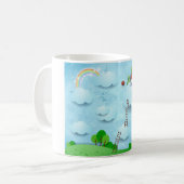 Dorf über den Wolken Kaffeetasse (Vorderseite Links)