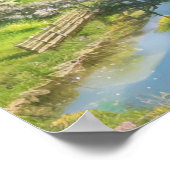 Dorf umgeben von Natur Poster (Ecke)