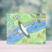 Dorf-Vibes Acrylschild (Neutral)