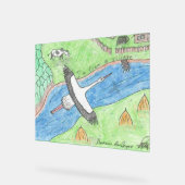 Dorf-Vibes Acrylschild (Winkel)