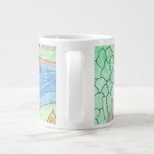 Dorf-Vibes Jumbo-Tasse (Rückseite)
