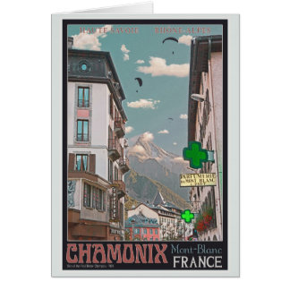 Dorf von Chamonix (Schwarzes)