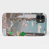 Dorf von Chamonix (weiß) Case-Mate iPhone Hülle (Rückseite (Horizontal))