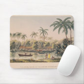 Dorf von Matavae, Tahiti Mousepad (Mit Mouse)