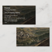 Dorf von Siloam, Jerusalem, heiliges Land-seltenes Visitenkarte (Vorne/Hinten)