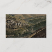 Dorf von Siloam, Jerusalem, heiliges Land-seltenes Visitenkarte (Rückseite)