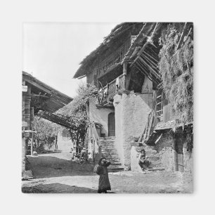 Dorf von Wallis, Anfang des 20. Jahrhunderts Magnet