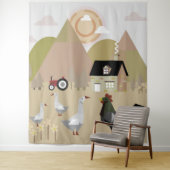 Dorf Wandteppich (Beispiel)