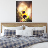 Dorf-Weber Leinwanddruck (Insitu (Schlafzimmer))