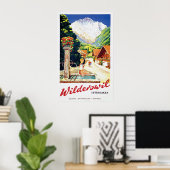 Dorf Wilderswil, Interlaken, Schweiz Poster (Heimbüro)