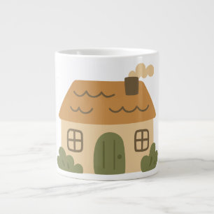Dorf, Zuhause, ländlich Jumbo-Tasse
