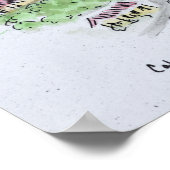 Dörfchen Cabris | Provence, Frankreich Poster (Ecke)