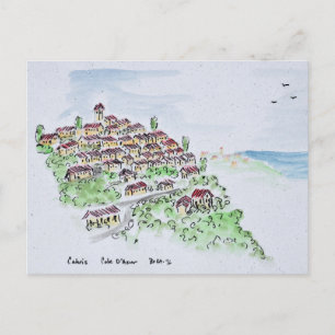 Dörfchen Cabris   Provence, Frankreich Postkarte