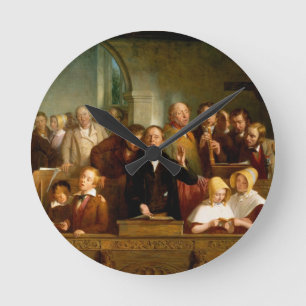 Dorfchor (sehen Sie auch 12274) Runde Wanduhr