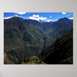 Dörfer des Colca Canyon Poster