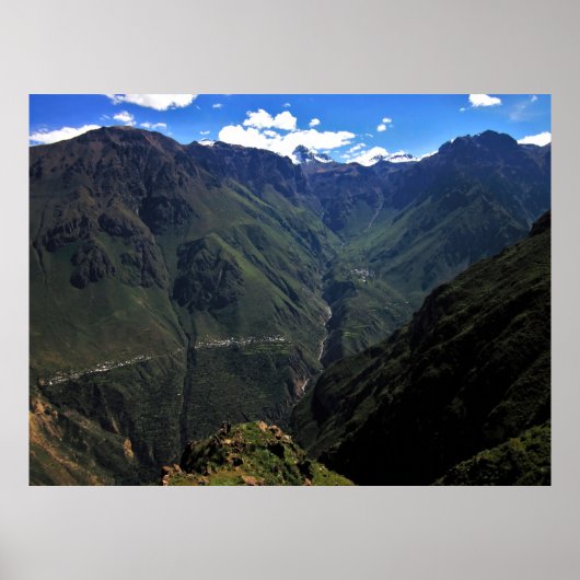 Dörfer des Colca Canyon Poster (Vorne)